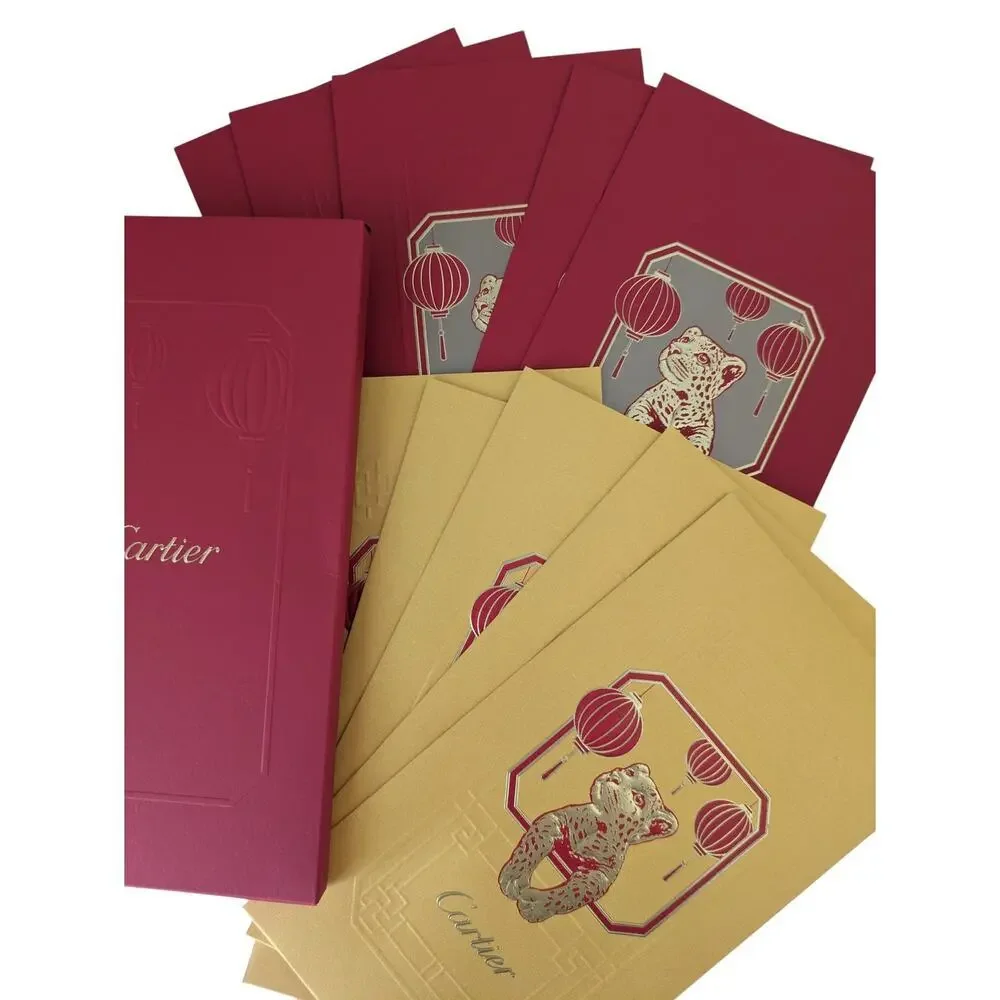 2026 Cartier Red Envelopes Lunar New Year Year of the Horse Chinese 10x Panthere